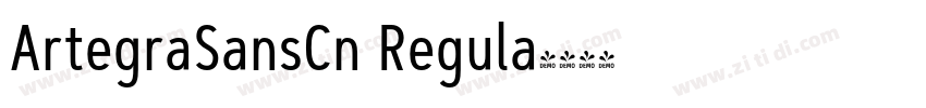 ArtegraSansCn Regula字体转换
